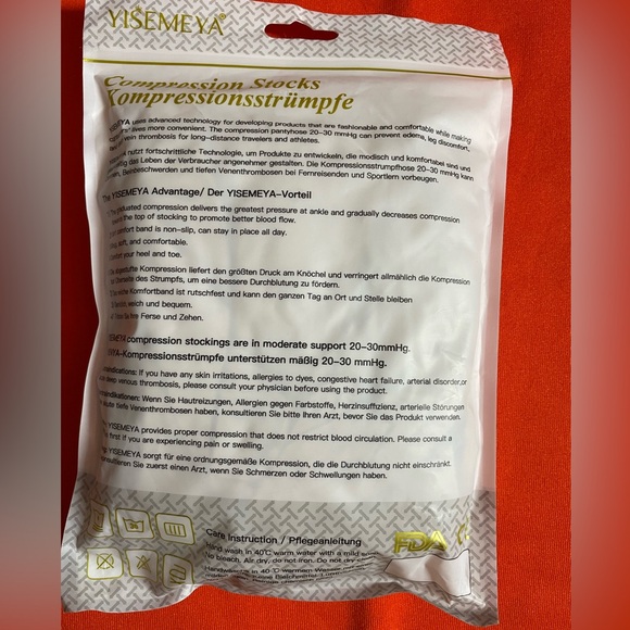 Plus Size Compression Pantyhose - Picture 2 of 4